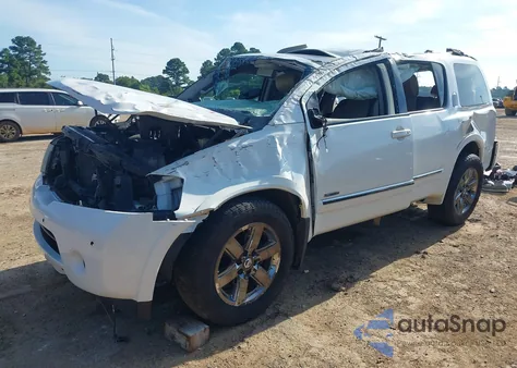 2013 Nissan Armada Platinum from USA, damaged, VIN 5N1BA0NF6DN611710